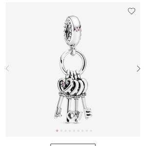 Pandora Keys of Love Charm